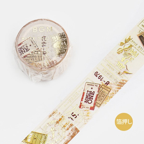 BGM Washi Tape - Special Poem Ticket