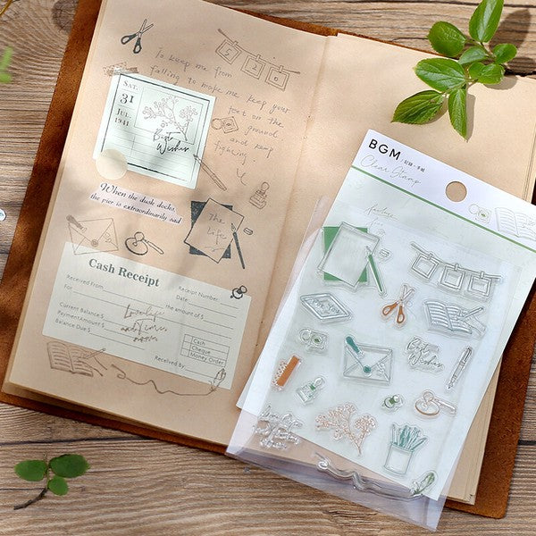 BGM Clear Stamp - Records/Letters