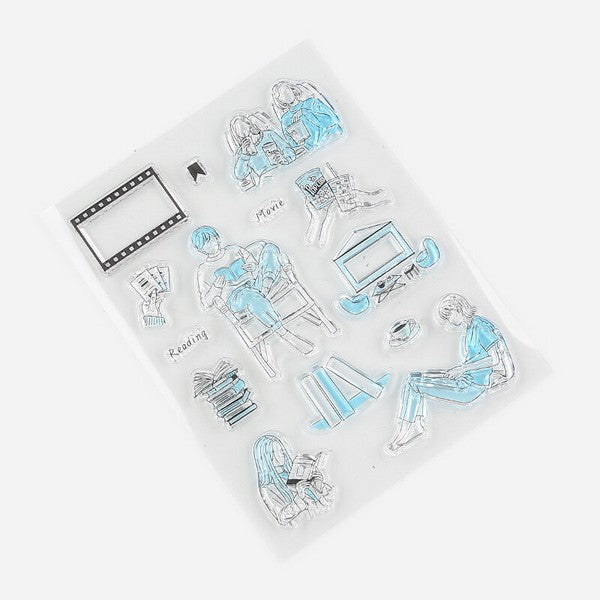 BGM Clear Stamp - How to Spend a Holiday: Enjoy a Peaceful Life