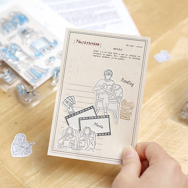 BGM Clear Stamp - How to Spend a Holiday: Enjoy a Peaceful Life