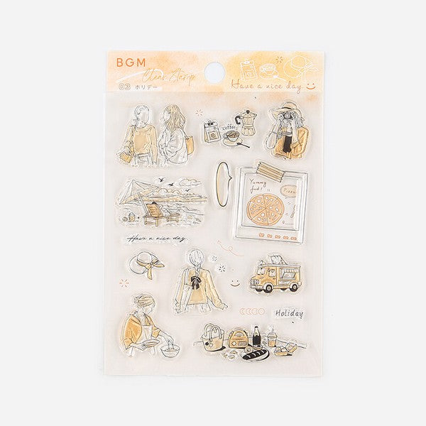 BGM Clear Stamp - How to Spend a Holiday: Have a Nice Day