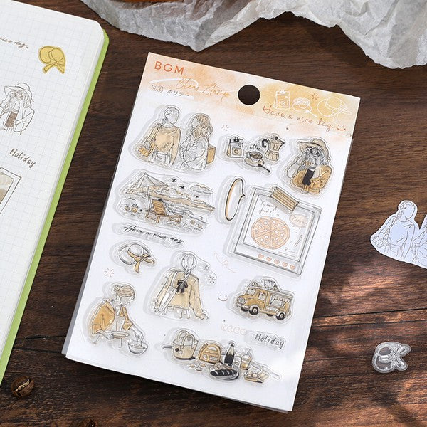 BGM Clear Stamp - How to Spend a Holiday: Have a Nice Day
