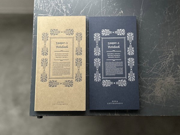 Oeda Letterpress 5-Paper Notebook