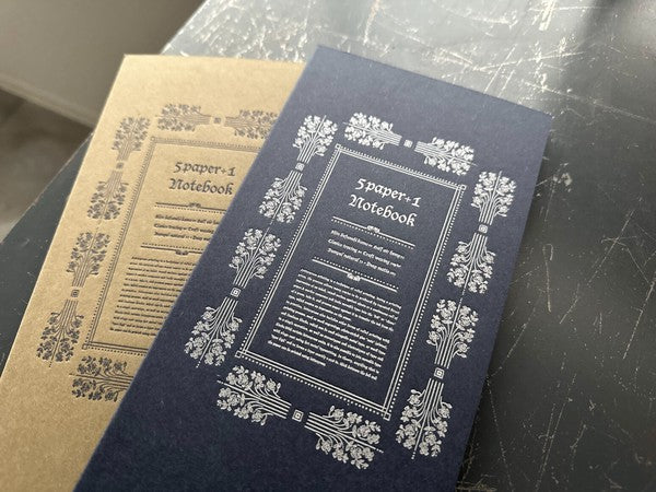 Oeda Letterpress 5-Paper Notebook