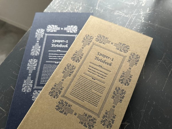 Oeda Letterpress 5-Paper Notebook