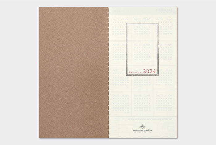Traveler's Notebook Regular Size Refill 2024 Weekly + Memo