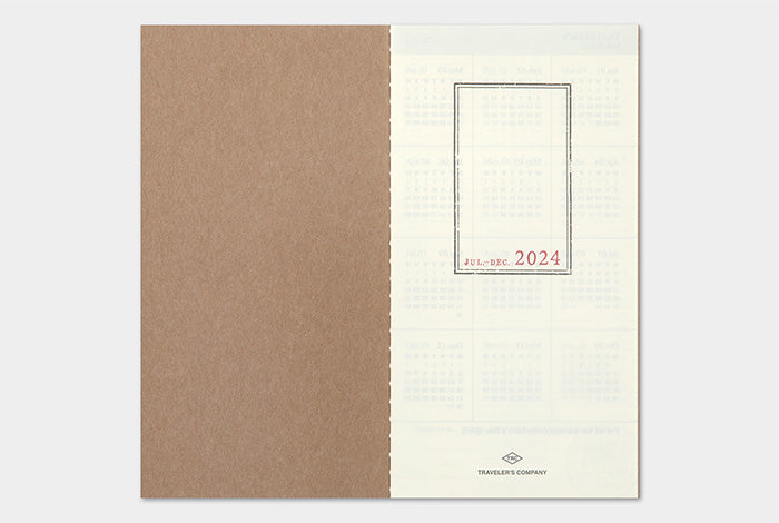 Traveler's Notebook Regular Size Refill 2024 Weekly Vertical