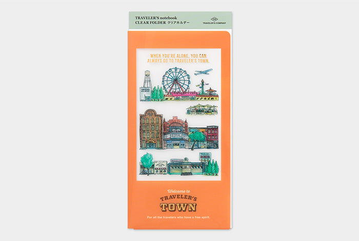 Traveler's Notebook Regular Size Clear Folder 2024