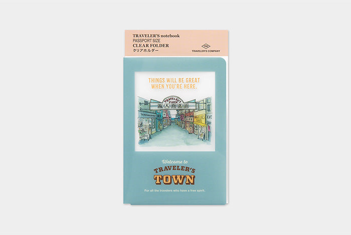 Traveler's Notebook Passport Size Clear Folder 2024