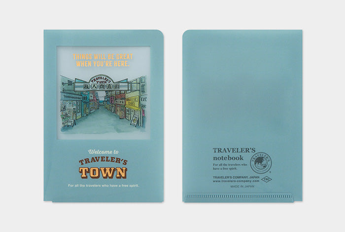 Traveler's Notebook Passport Size Clear Folder 2024