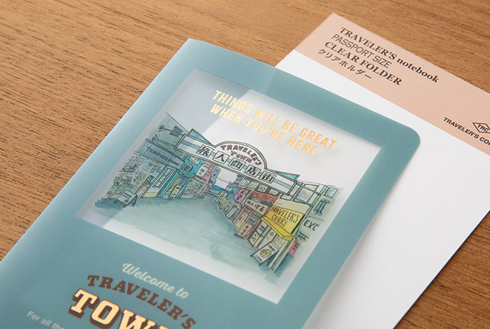 Traveler's Notebook Passport Size Clear Folder 2024