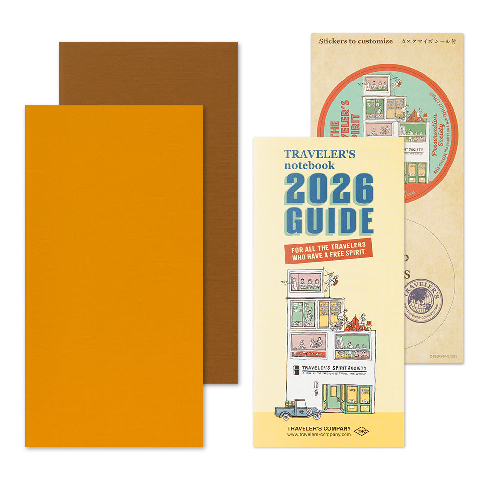 (PRE-ORDER) Traveler's Notebook 2026 Weekly Vertical - Regular Size