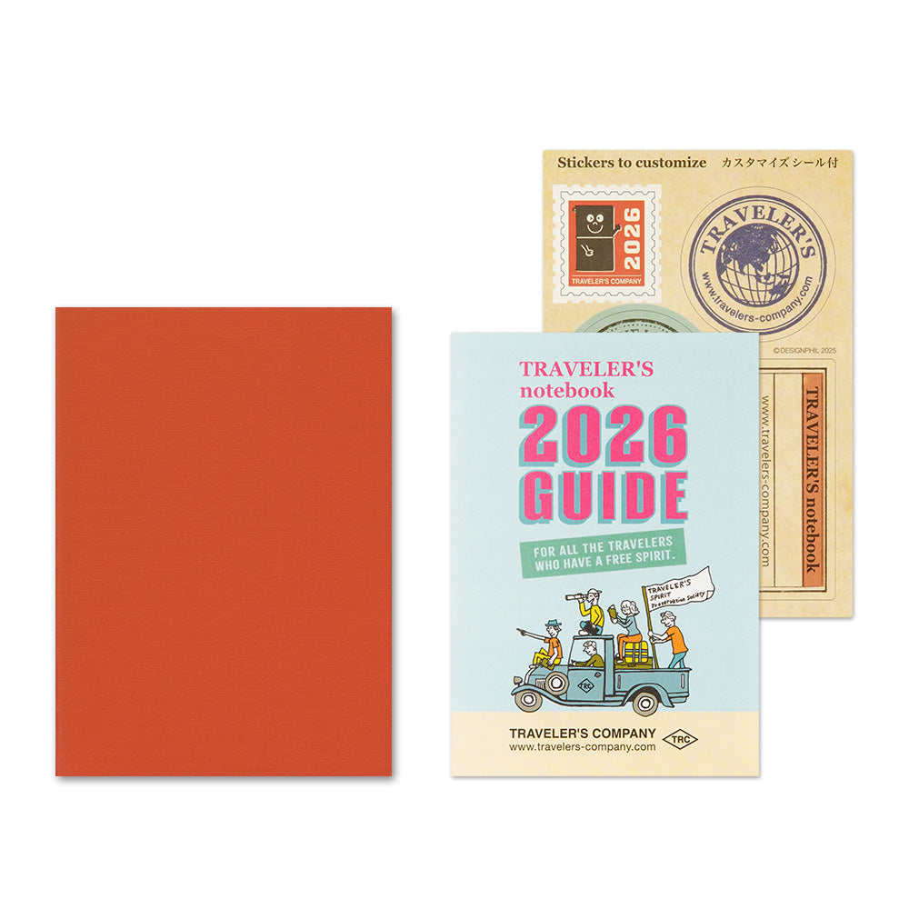 (PRE-ORDER) Traveler's Notebook 2026 Monthly - Passport Size