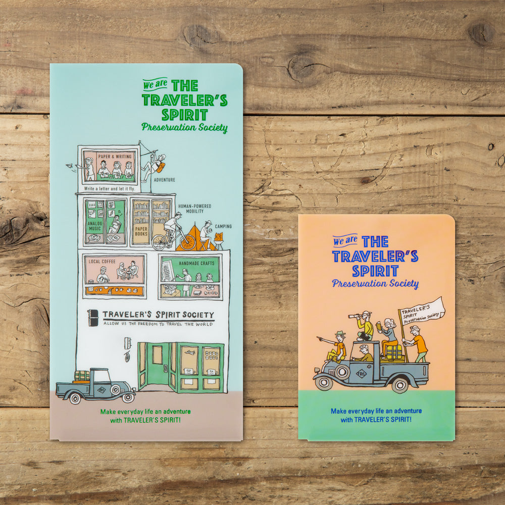 (PRE-ORDER) Traveler's Notebook Clear Folder - Passport Size