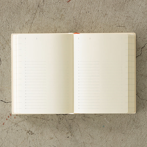 (PRE-ORDER) Midori MD Notebook Diary 1Day 1Page 2026 - A6