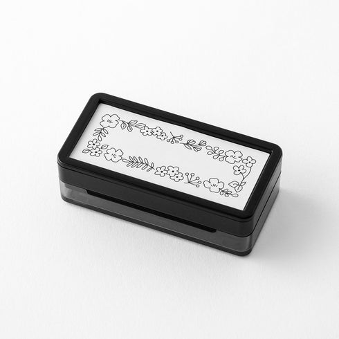 Midori Paintable Stamp Pre-Inked Half Size Flower