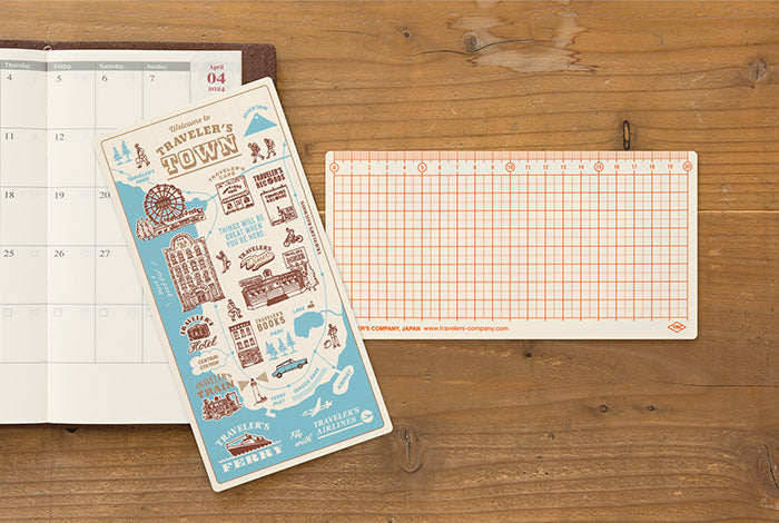 Traveler's Notebook Regular Size Plastic Sheet/Shitajiki 2024