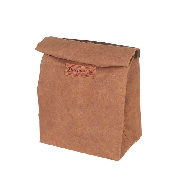 Dulton Wax Canvas Lunch Bag - Camel