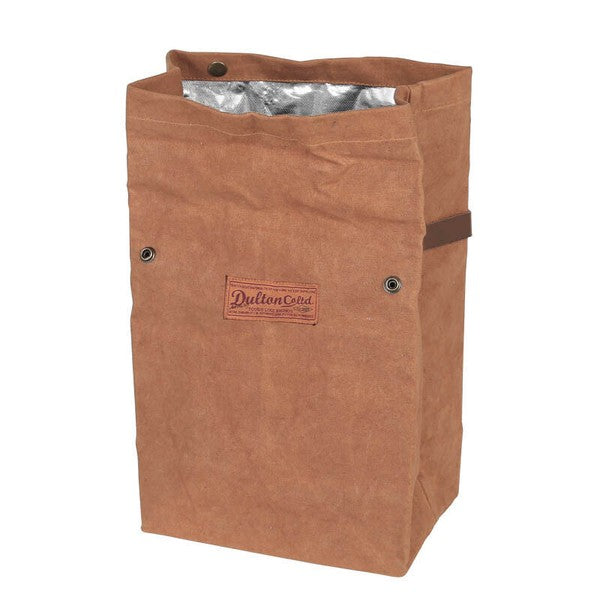 Dulton Wax Canvas Lunch Bag - Camel