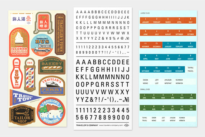 Traveler's Notebook Customized Sticker Set for Diary 2024
