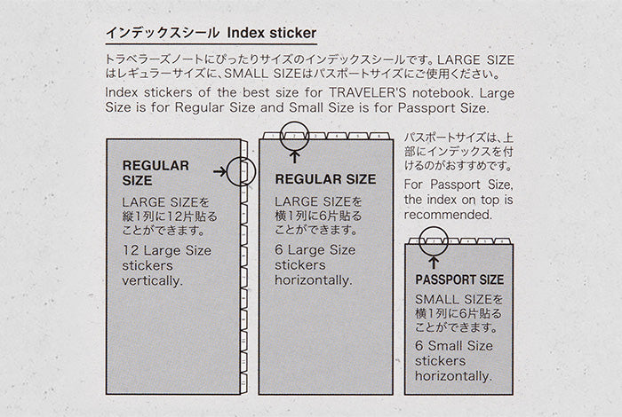 Traveler's Notebook Customized Sticker Set for Diary 2024