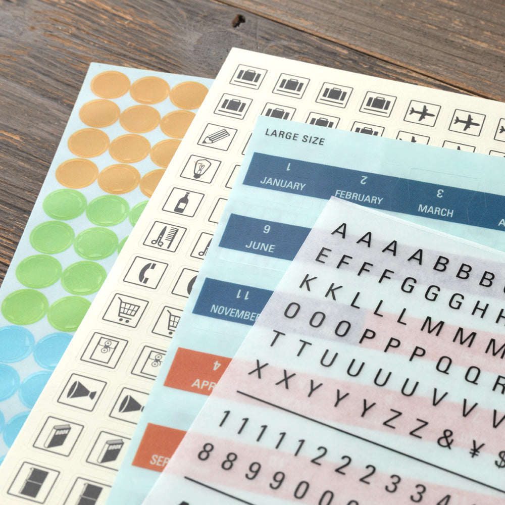 (PRE-ORDER) Traveler's Notebook Customized Sticker Set for Diary 2026