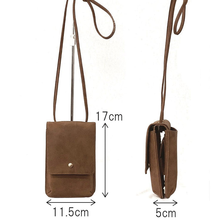 Lafiel Matte Synthetic Leather Wallet Pochette Bag