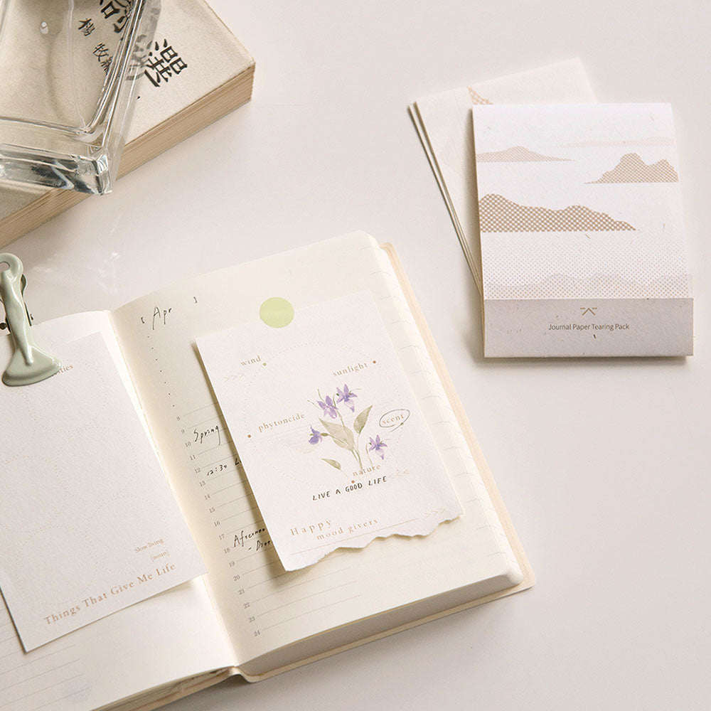 MU Life Tear-off paper 01 - Mountains and Islands