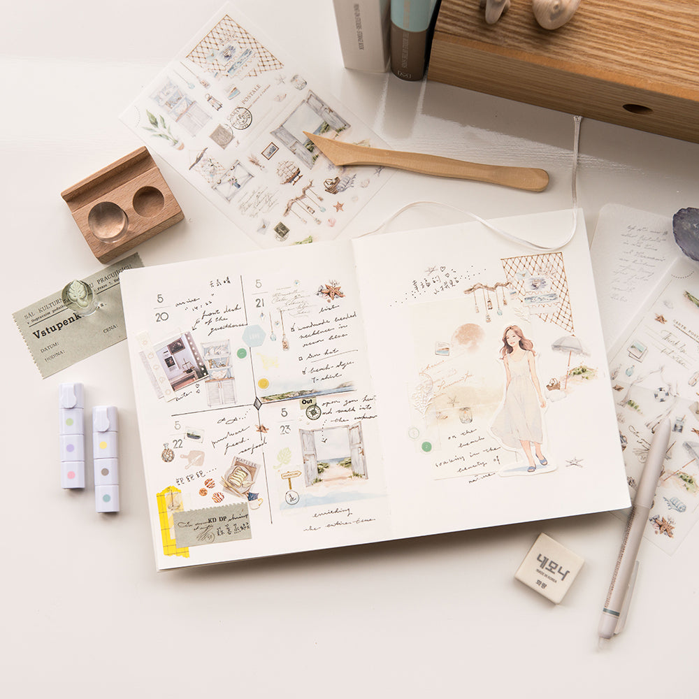 MU Life Print On Stickers - no. 252