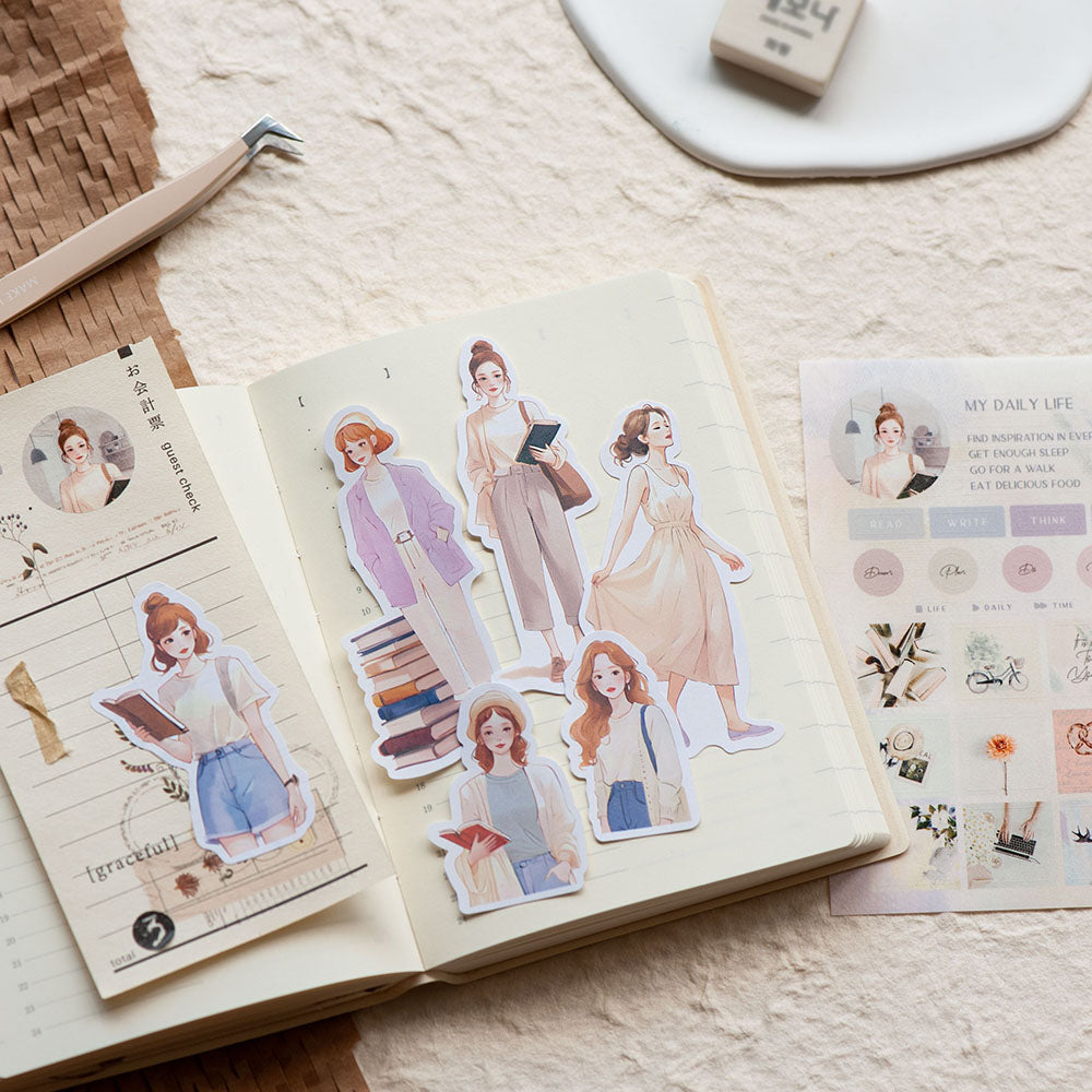 MU Life Girl Stickers 03