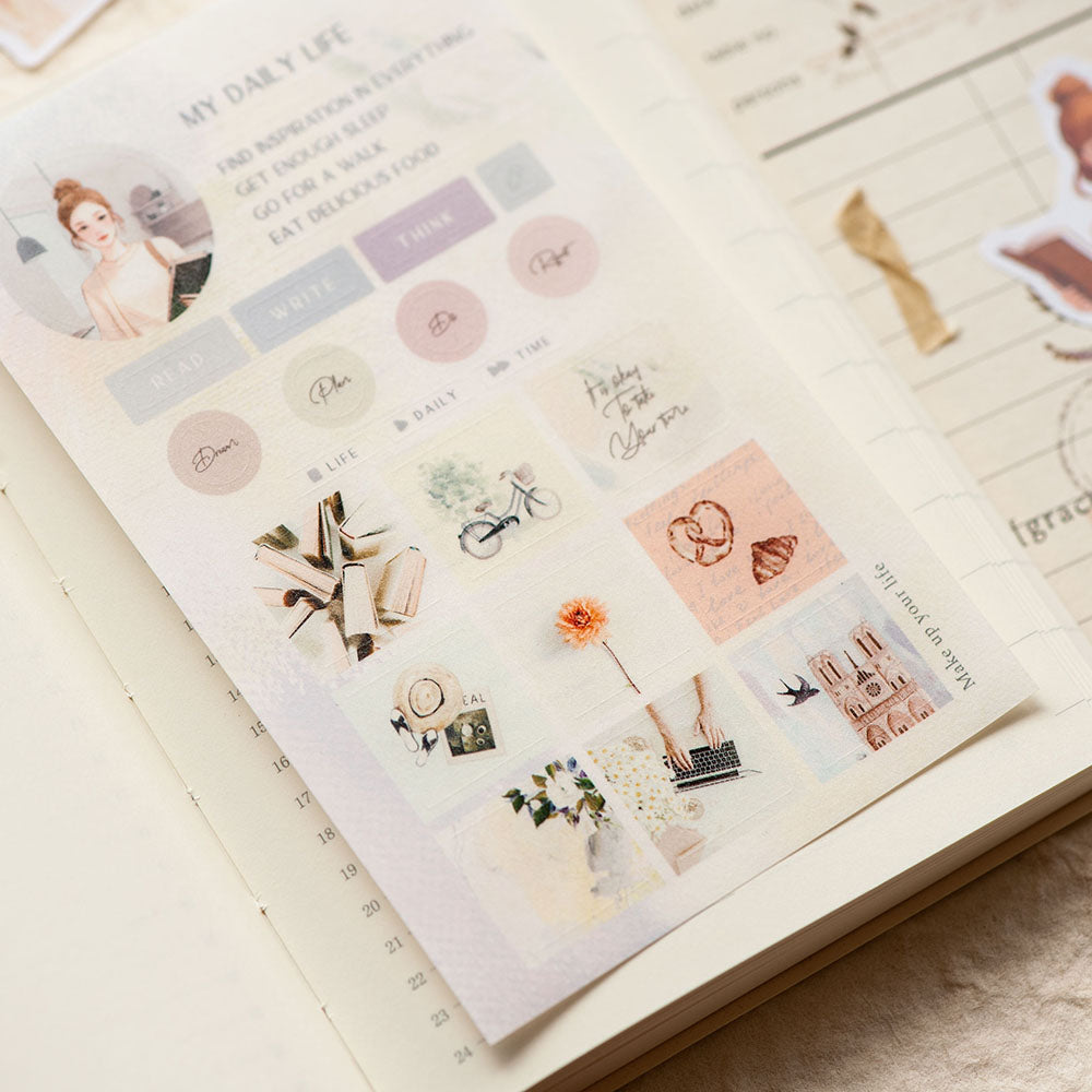 MU Life Girl Stickers 03