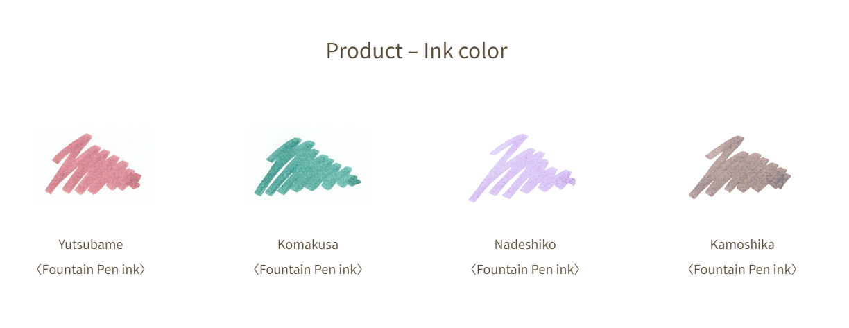 Sailor Shikiori Ink Cartridge - SANSUI Collection