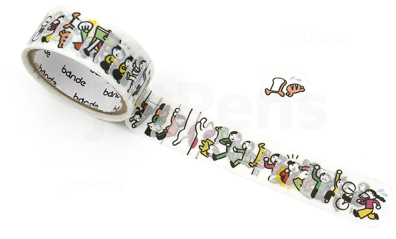 Bande Washi Tape Sticker Roll - Planner Companions - Busy