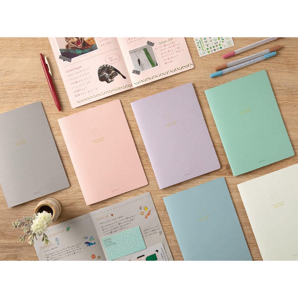 Midori MD Notebook Color Dot Grid- A5