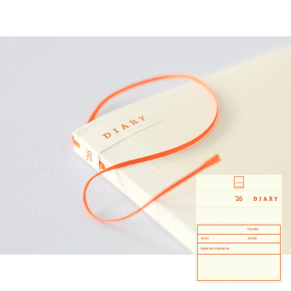 (PRE-ORDER) Midori MD Notebook Diary 2026 - B6 Slim