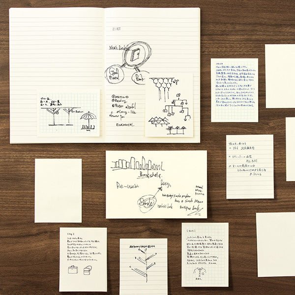 MD Sticky Memo Pad A7 - Lined