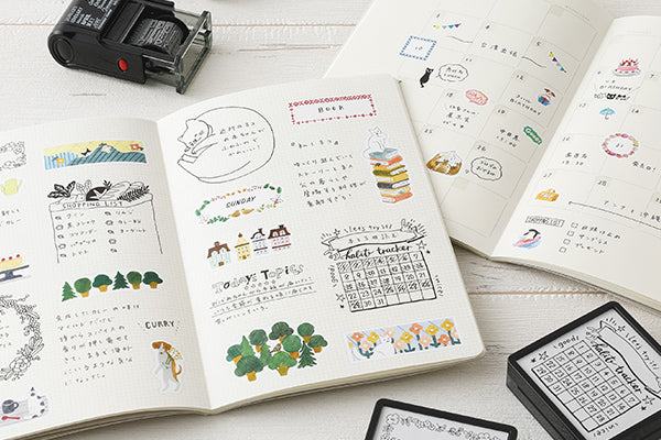 Midori Yuru Log B6 Notebook Grid 2mm