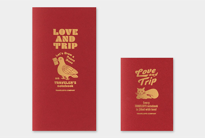 PRE-ORDER Traveler's Notebook Refill LOVE AND TRIP
