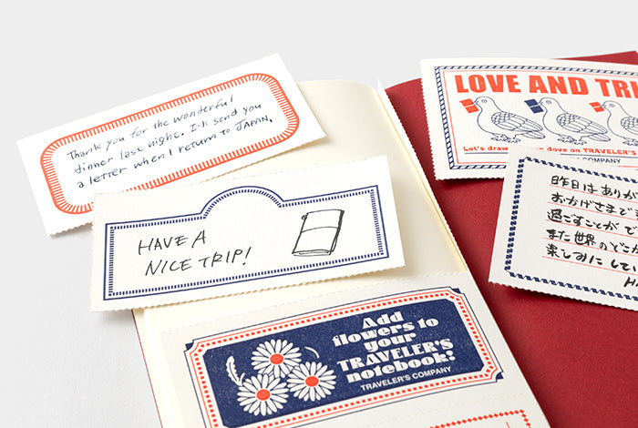PRE-ORDER Traveler's Notebook Refill LOVE AND TRIP