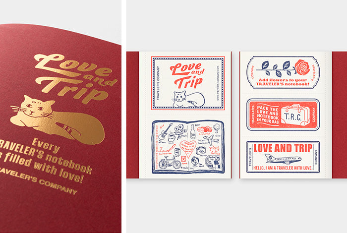 PRE-ORDER Traveler's Notebook Refill LOVE AND TRIP