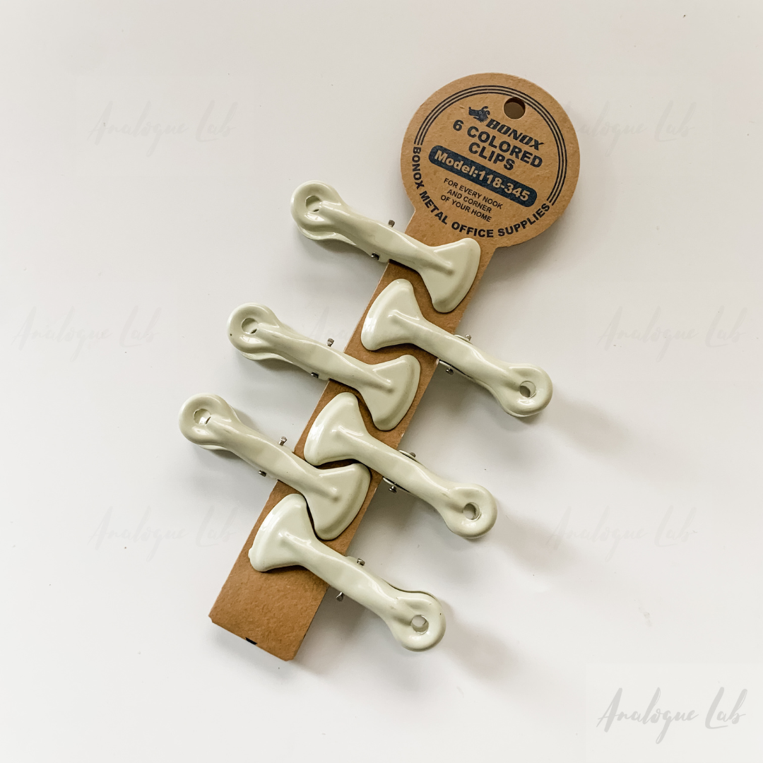 Dulton 6 pcs. Metal Clip - Ivory