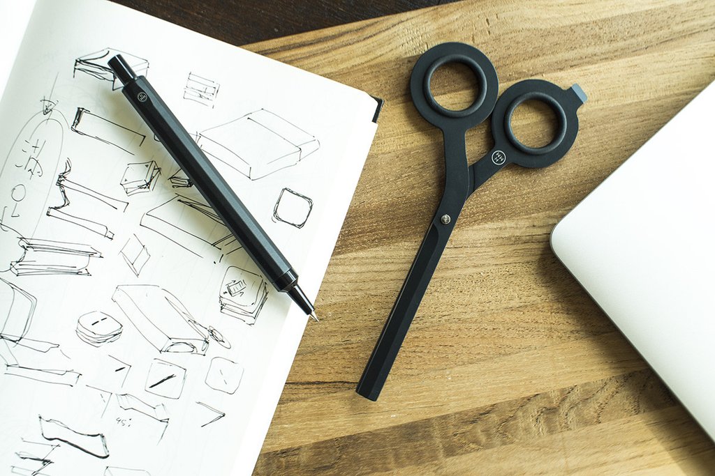 HMM 2-in-1 Black Scissors