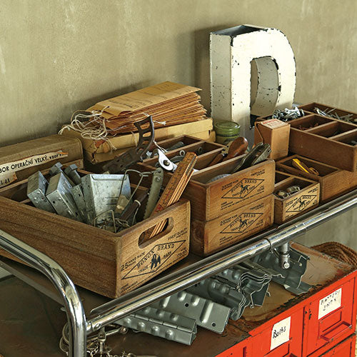 Dulton 12 Partition Wooden Box H65- Natural (FOR METRO MANILA & RIZAL* Shipping Only)