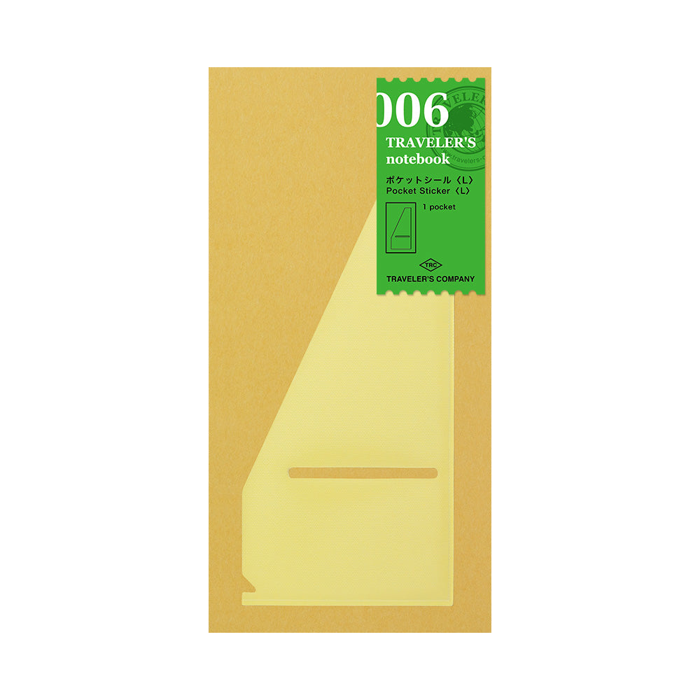 Regular Traveler's Notebook Refill - 006 Pocket Sticker <L>