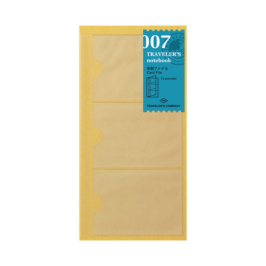 Regular Traveler's Notebook Refill - 007 Card File