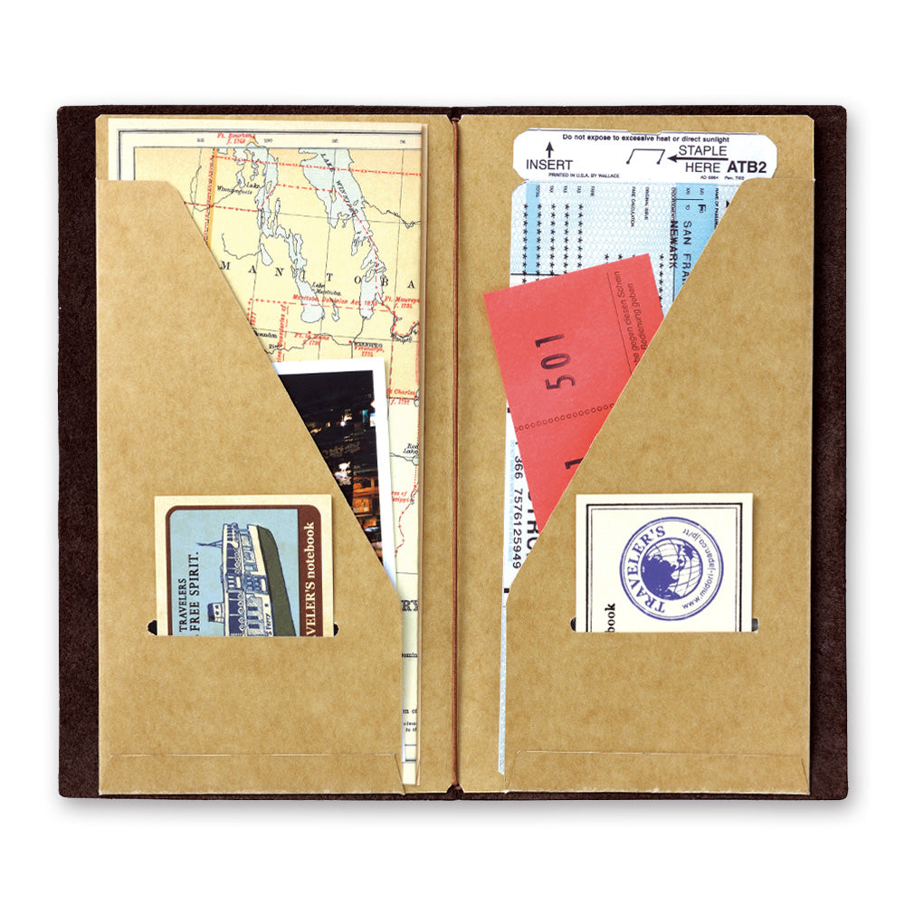 Regular Traveler's Notebook Refill - 020 Kraft Paper Folder