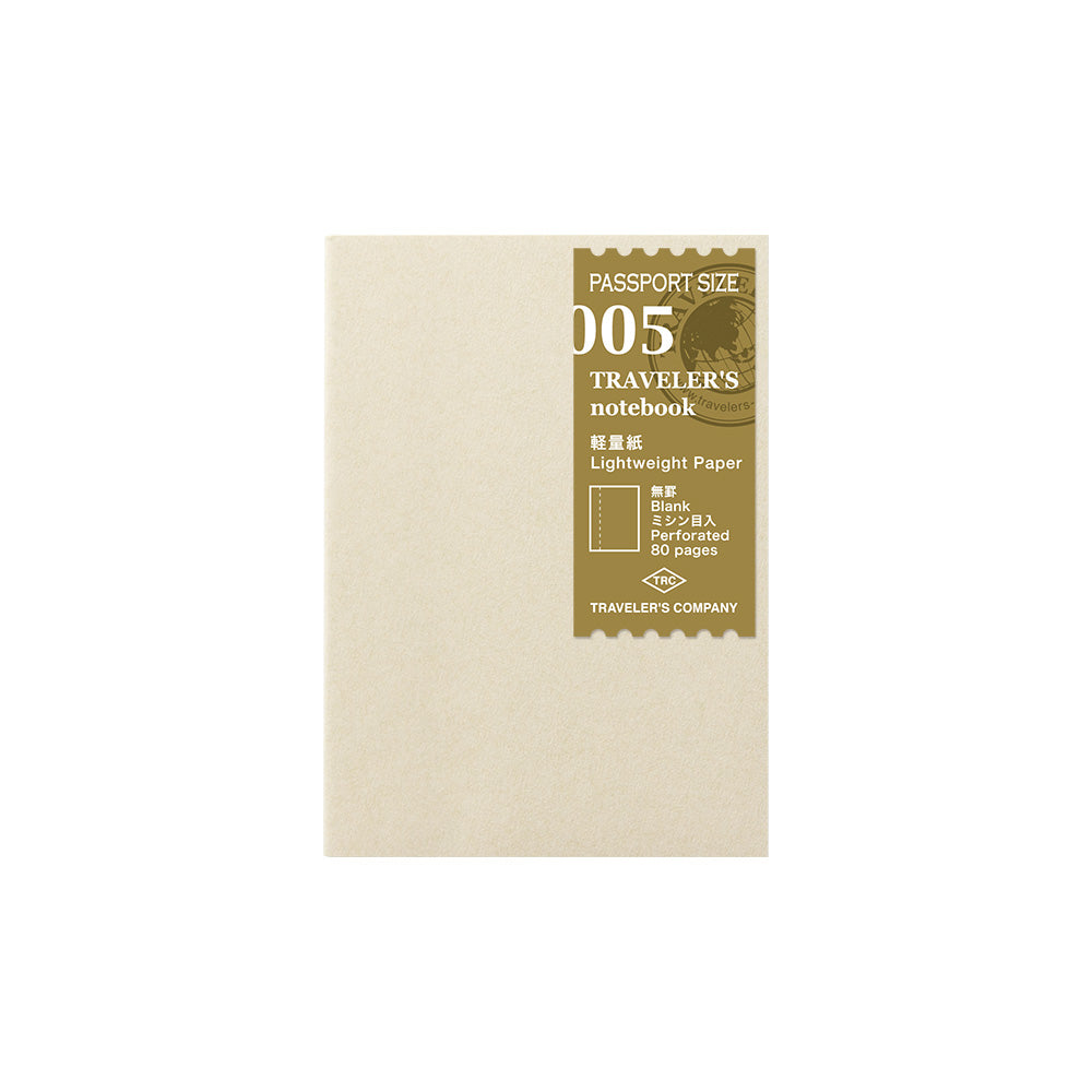 Passport Traveler's Notebook Refill - 005 Lightweight Paper