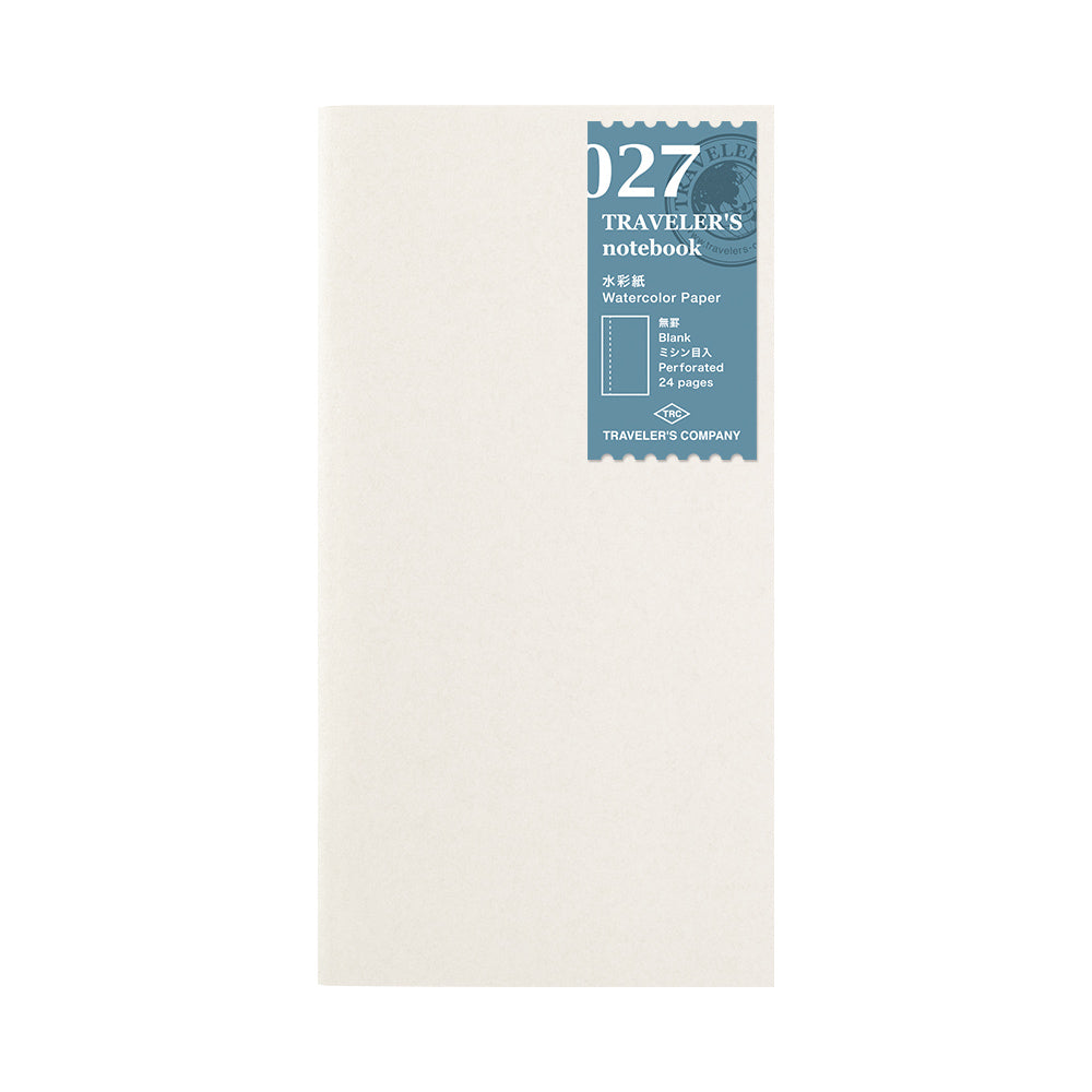 Regular Traveler's Notebook Refill - 027 Watercolor Paper