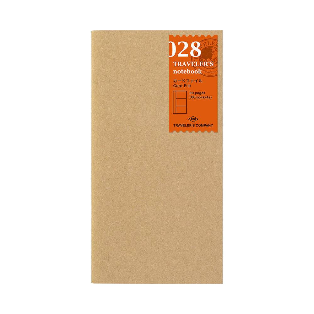 Regular Traveler's Notebook Refill - 028 Card File