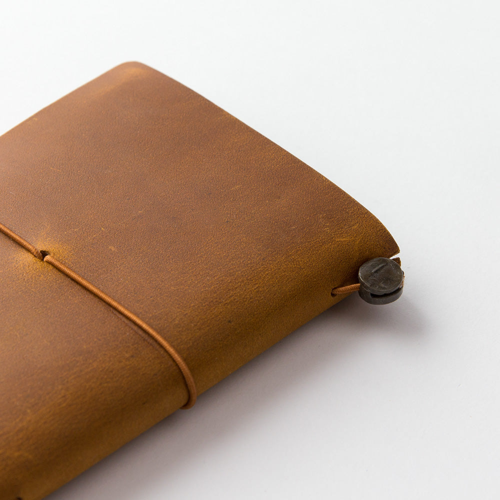 TRAVELER’S Notebook Starter Kit Camel (Passport Size)